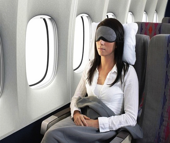 Женщина в самолете