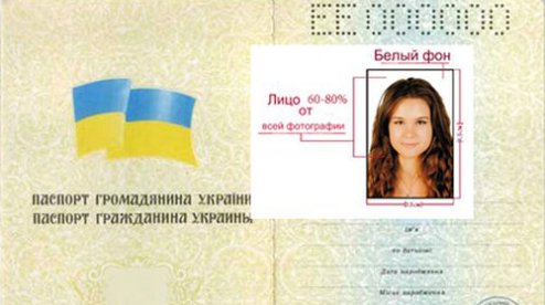 Фото в украинский паспорт