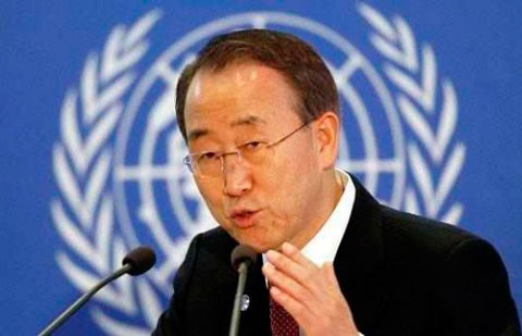 глава ООН Пан Ги Мун