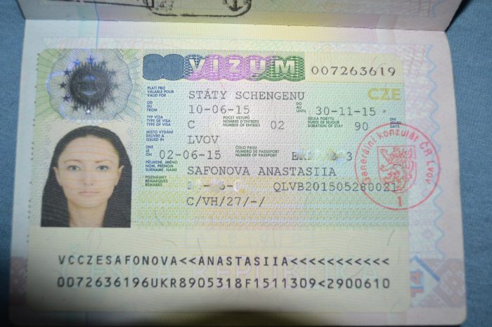 Рабочая виза в Чехию