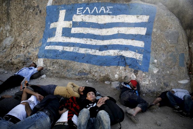 Беженцы в Греции