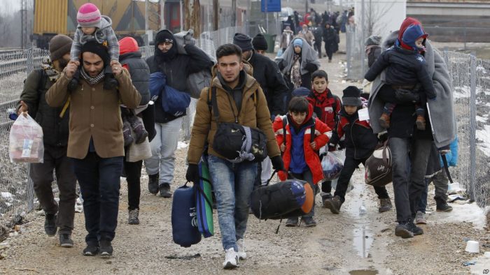 Сирийские беженцы в Греции