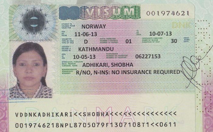 рабочая виза в норвегии