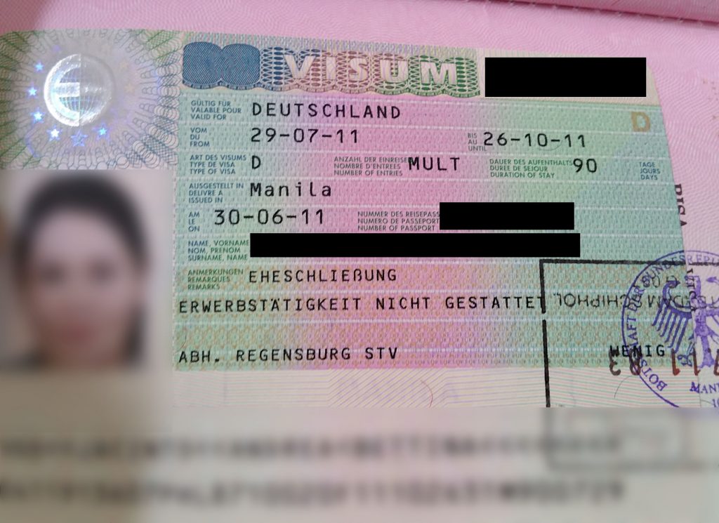 Виза невесты в германию из россии документы сколько зарабатывают сантехники в германии