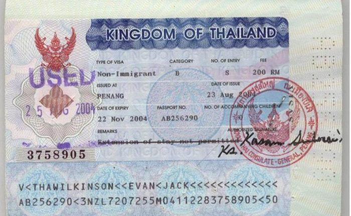 Рабочая виза в Таиланд