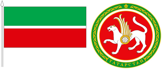 Флаг и герб Татарстана