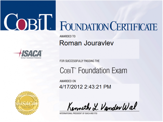 Сертификат Foundation