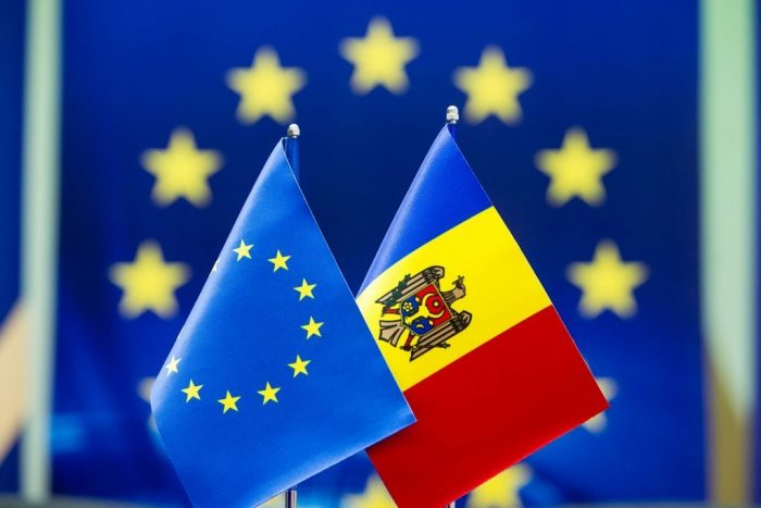 Флаг ЕС и Румынии