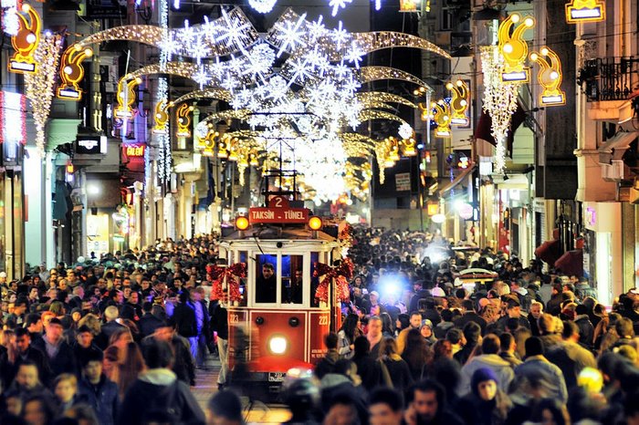 Стамбул во время Нового года