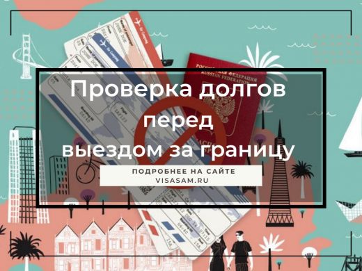 Как узнать о наличии долгов перед выездом за границу по компьютеру