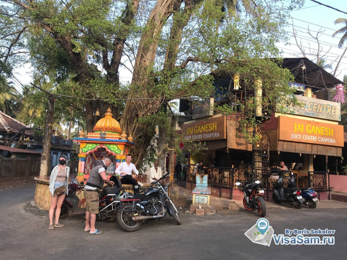 Jai Ganesh рядом с которым находится Juice centre Chaporа "Scarlet"